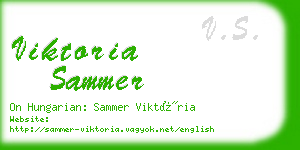 viktoria sammer business card